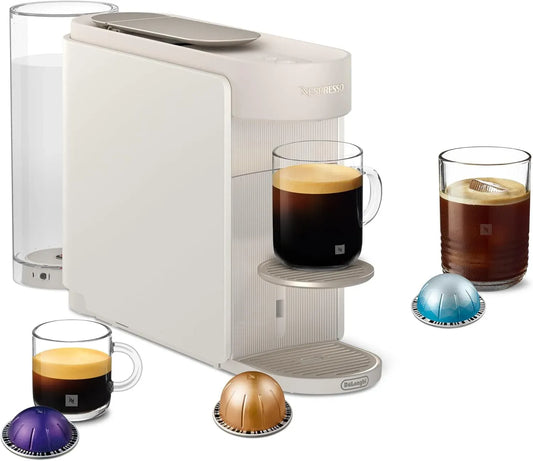 De'Longhi ENV200.W Machine à caf, machine à café électrique, 1,4 L, grand réservoir, fonction chauffante, blanc