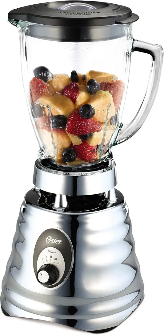 Blender, 1.25 L, 600 W, 3 vitesses, amovible, acier inoxydable, gris