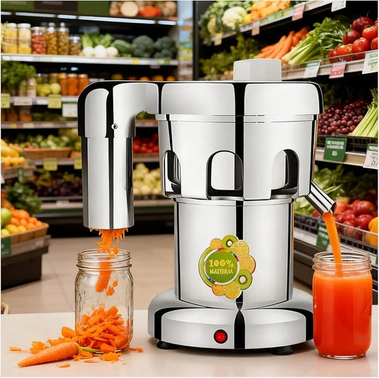 Extracteur de jus, 370 W, professionnel, presse-agrumes et extracteur, 370W Extracteur De Jus électrique Automatique pour Fruits Et Légumes