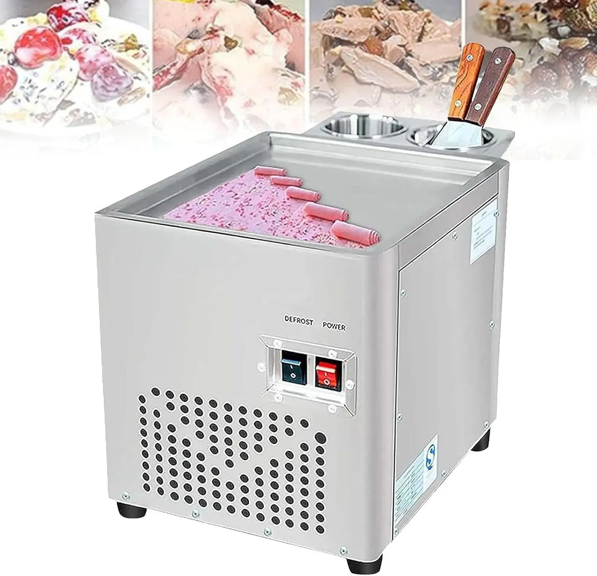 machine à glace et sorbet, professionnel, pour Glace roulée