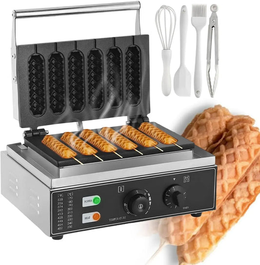 Machine À Hot-Dogs, Machine À Muffins, gaufrier électrique, minuteur, professionnel, revêtement antiadhésif, pour Hot-Dogs