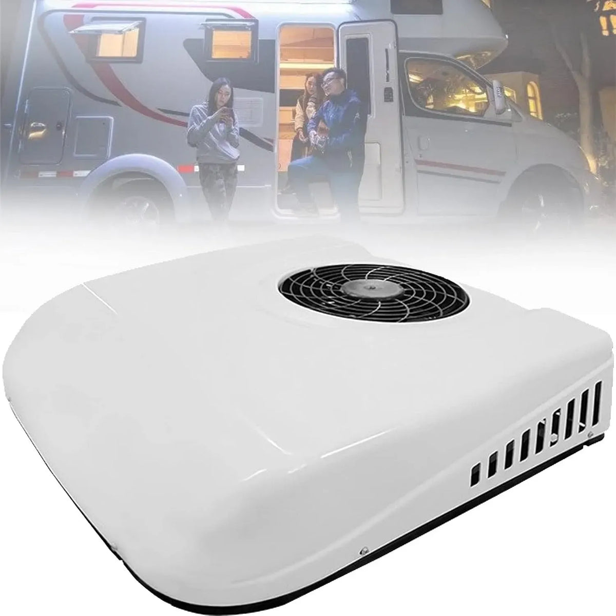 Climatiseur 12V/24V White-24V, 12 V, camping, blanc