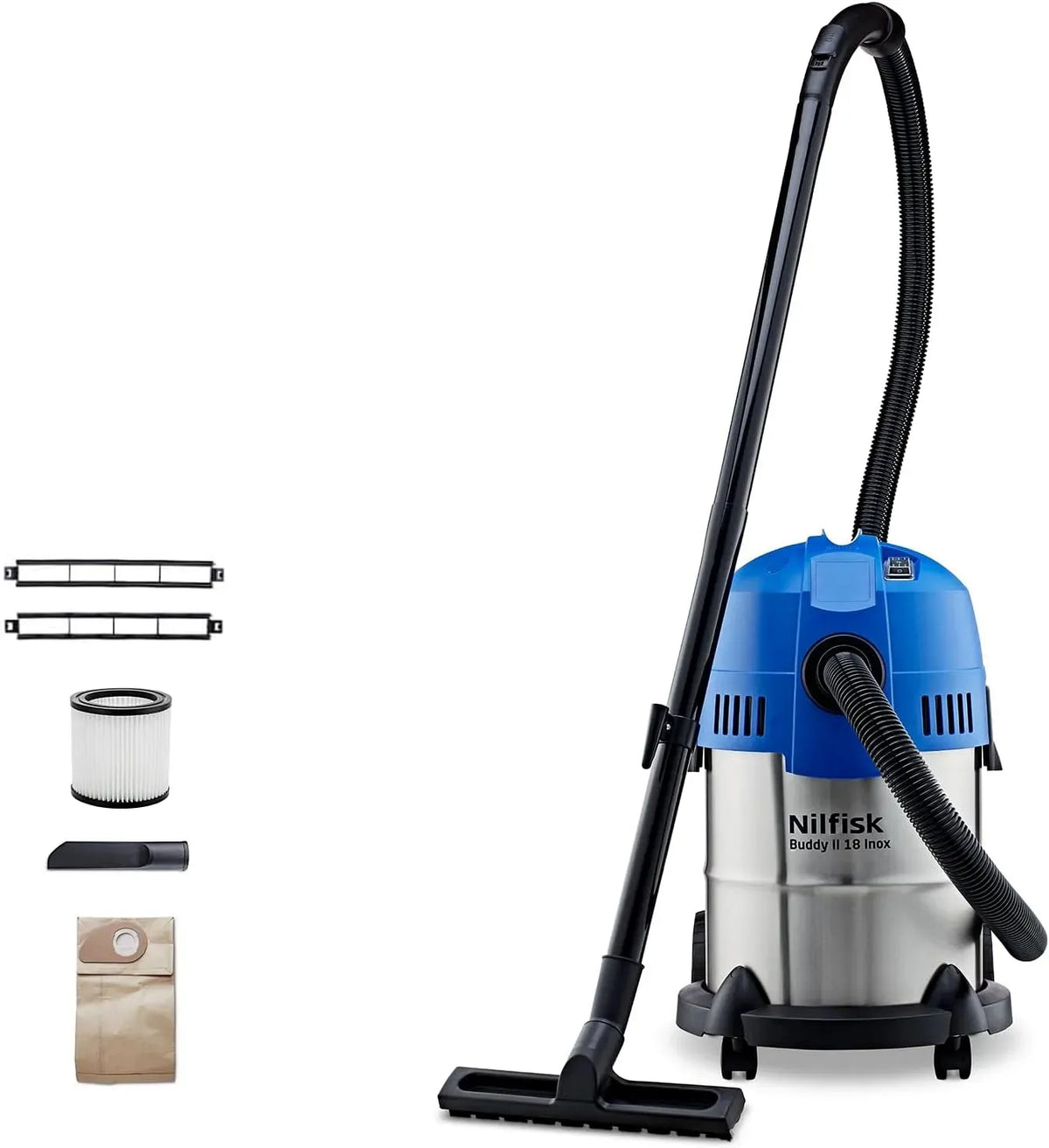 Aspirateur II 18L, 18 L, 1200 W, acier inoxydable