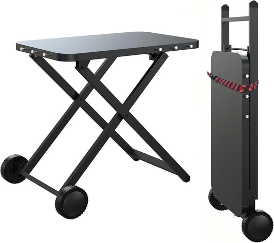 Ninja Four électrique à pizza, portable, extérieur, chariot de barbecue pliable pour, Table de barbecue portable, Woodfire XL Pro